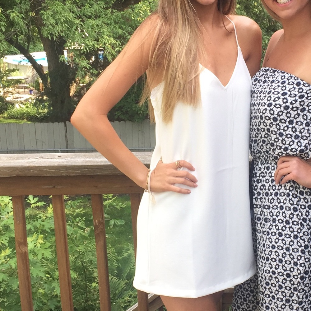 white dress